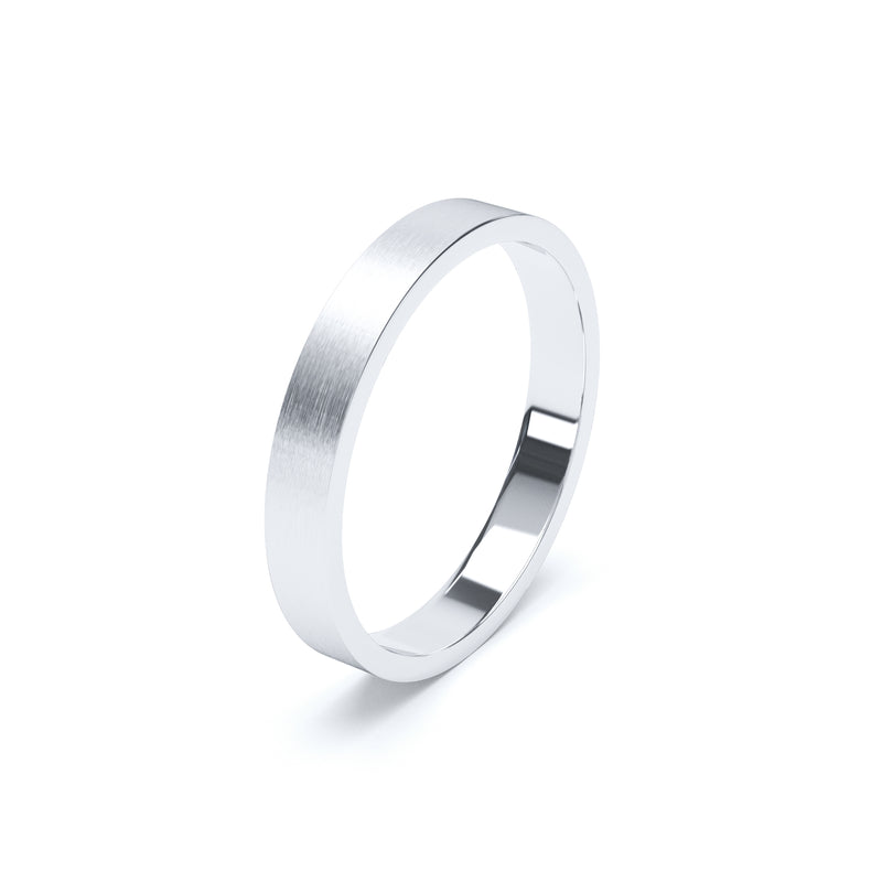 Ladies Flat Wedding Ring