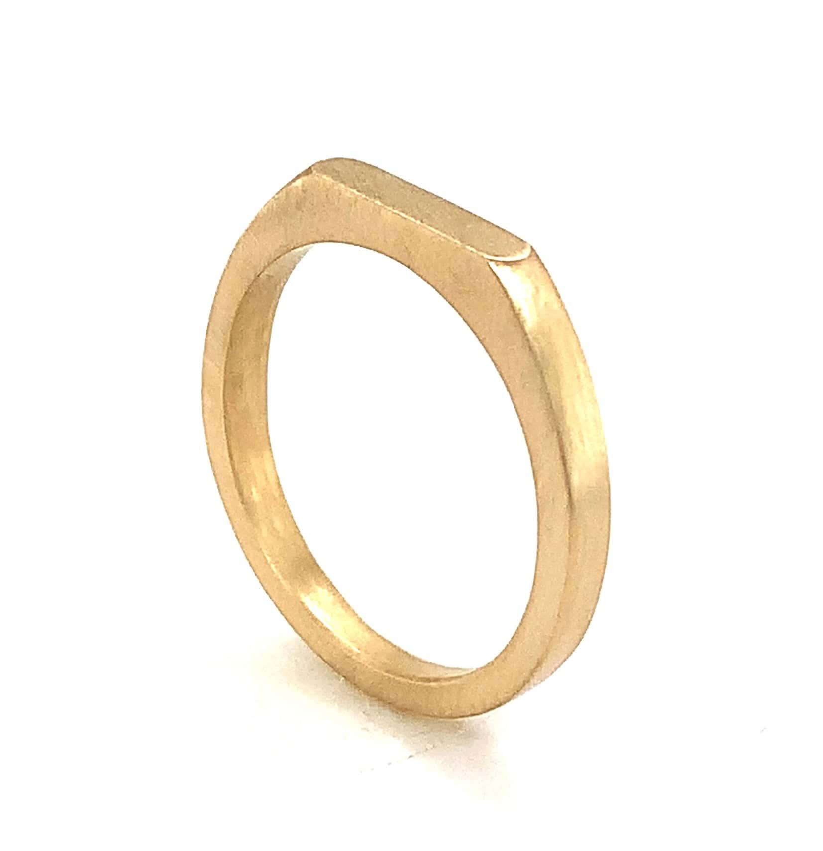 Slim Thin Signet Ring