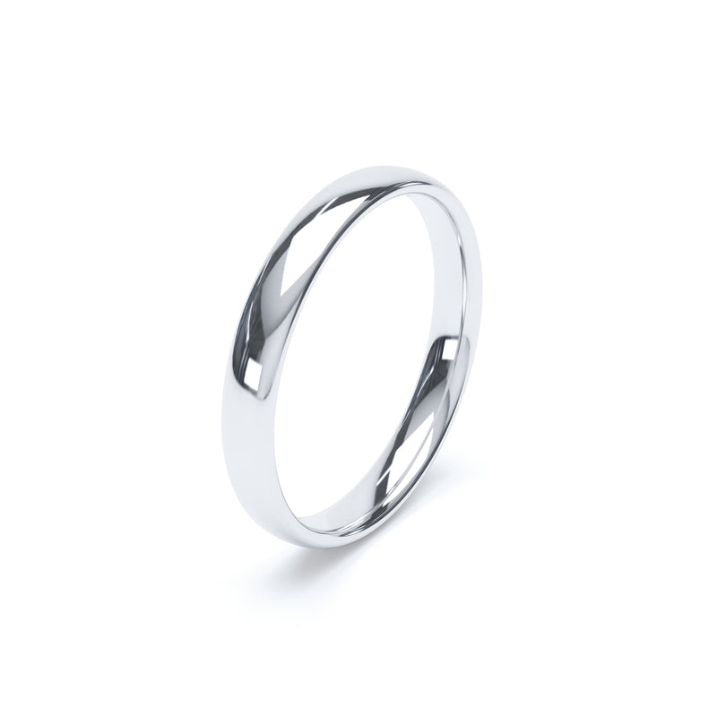 Mens Traditional Court Wedding Ring