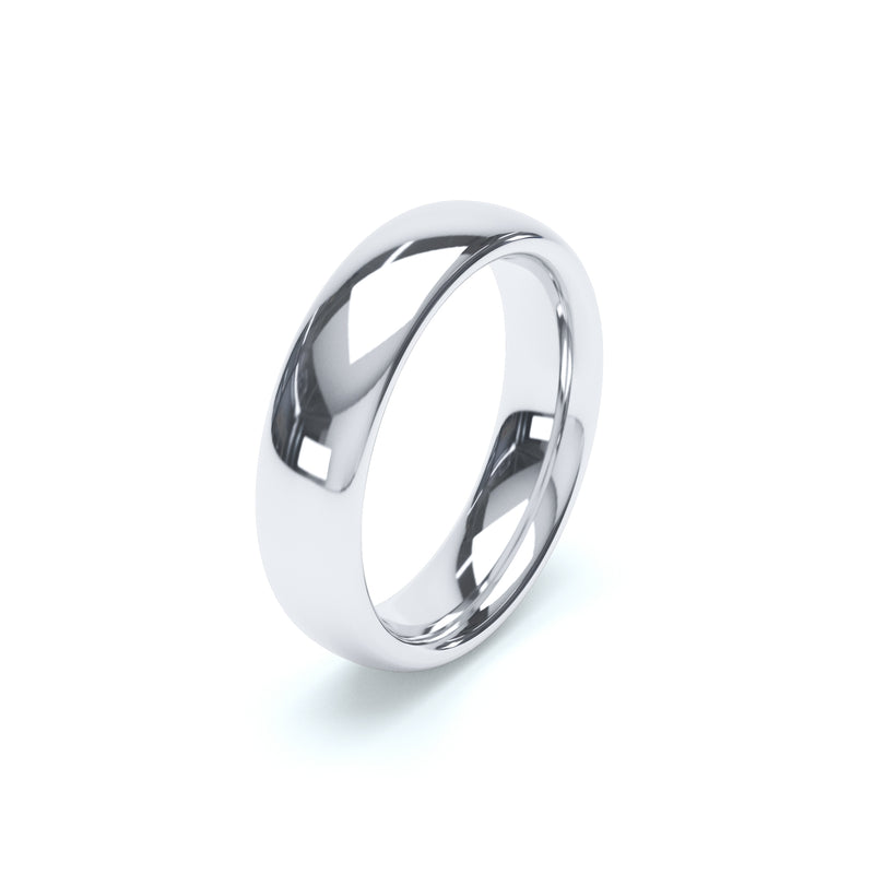 Mens Traditional Court Wedding Ring