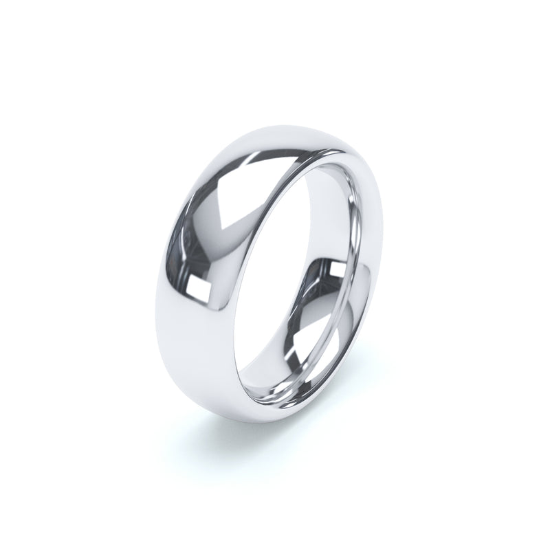 Mens Traditional Court Wedding Ring