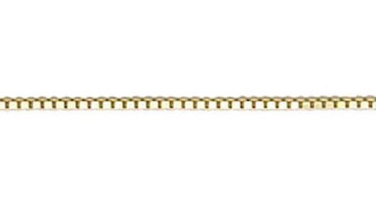 9ct Yellow Gold Venetian Chain (0.7mm)