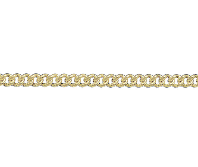 9ct Yellow Gold Curb Chain (3.6mm)