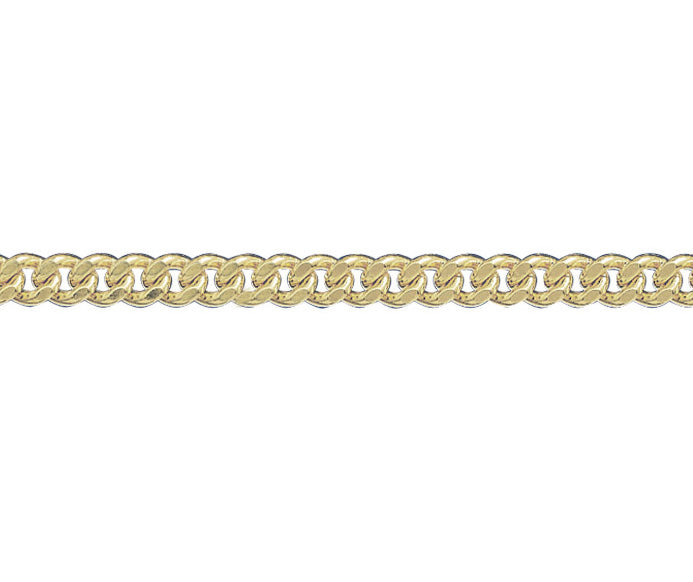 9ct Yellow Gold Curb Chain (4.2mm)