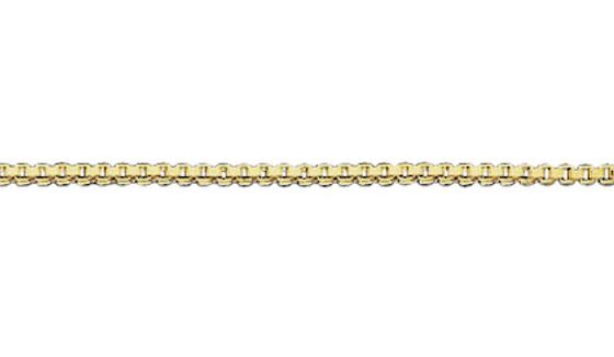 9ct Yellow Gold Venetian Chain (1.0mm)
