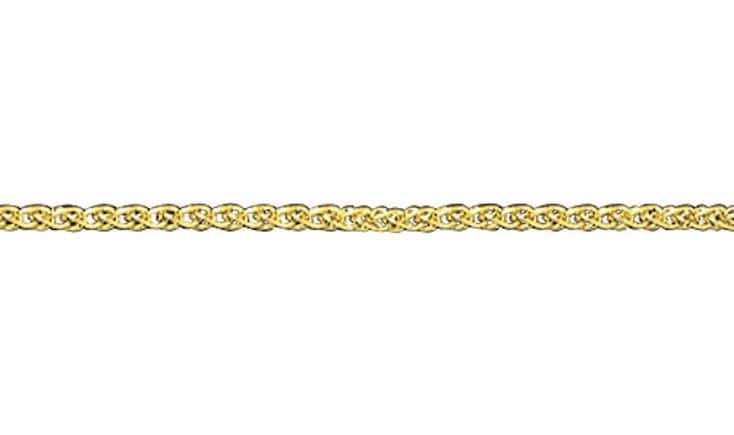 9ct Yellow Gold Spiga Chain (1mm)
