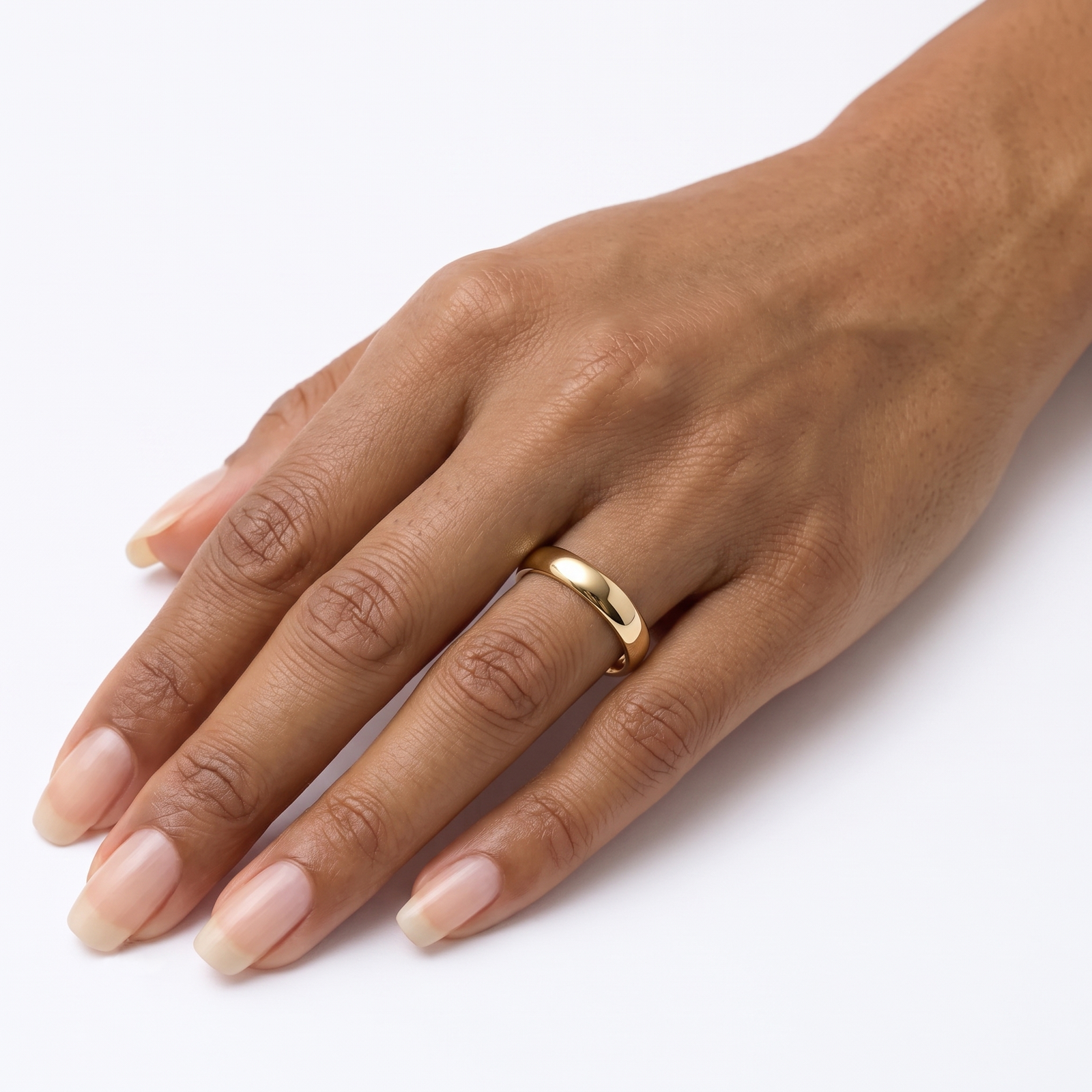 Ladies Traditional Court Wedding Ring