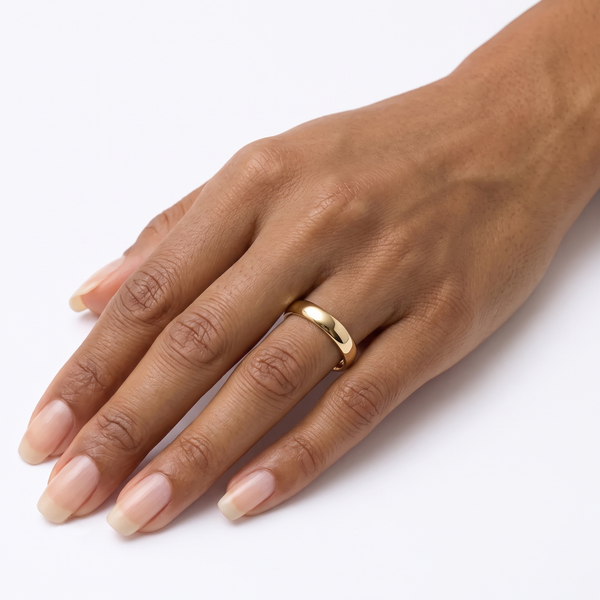 Ladies Traditional Court Wedding Ring