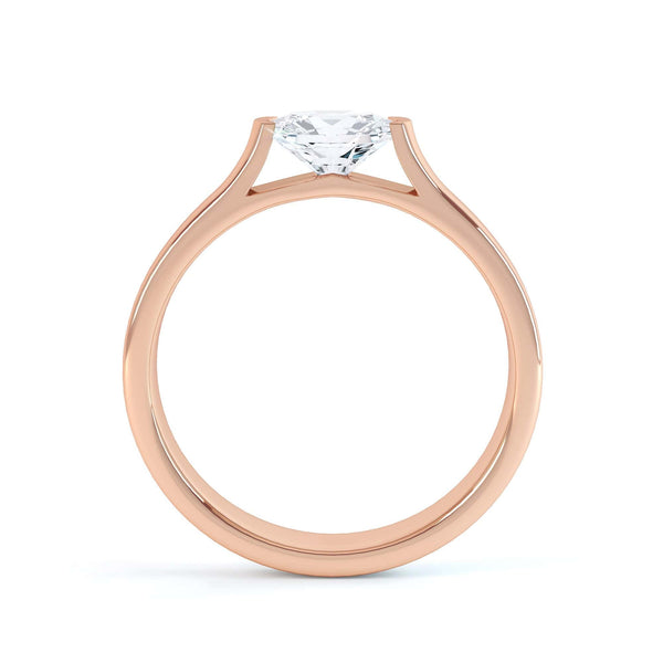 Oval Cut Centre Stone, Tension set , Diamond Engagement Ring