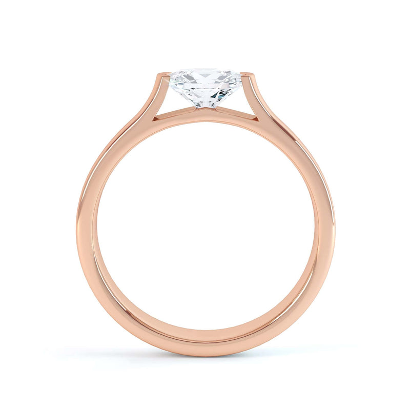 Oval Cut Centre Stone, Tension set , Diamond Engagement Ring