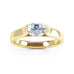 Oval Cut Centre Stone, Tension set , Diamond Engagement Ring