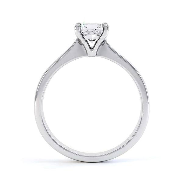 Princess Cut Centre Stone, 4 Claw, Diamond Engagement Ring