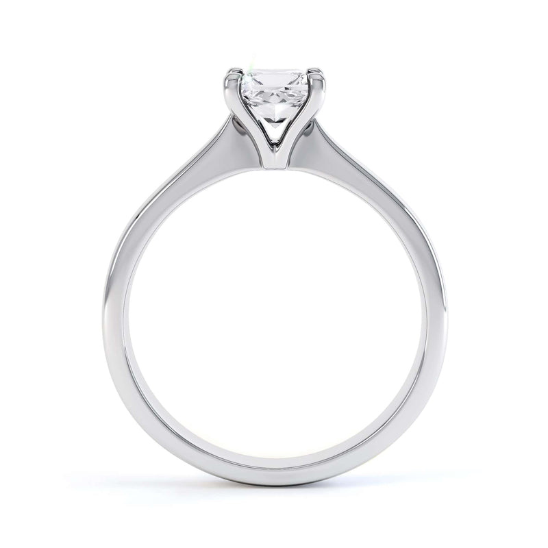 Princess Cut Centre Stone, 4 Claw, Diamond Engagement Ring