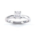 Cushion Cut Centre Stone, 4 claw, Diamond Engagement Ring with Tapered Shoulders