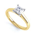 Princess Cut Centre Stone, 4 claw, Diamond Engagement Ring