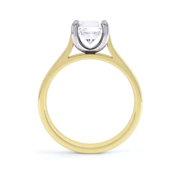 Princess Cut Centre Stone, 4 claw, Diamond Engagement Ring