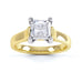 Princess Cut Centre Stone, 4 claw, Diamond Engagement Ring