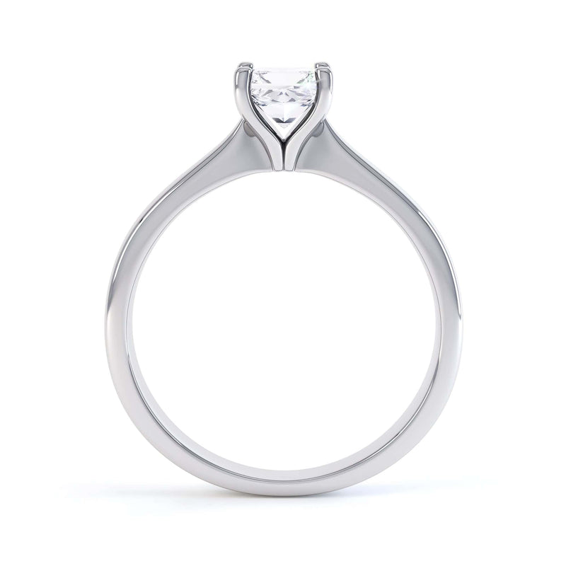 Princess Cut Centre Stone, 4 claw, Diamond Engagement Ring