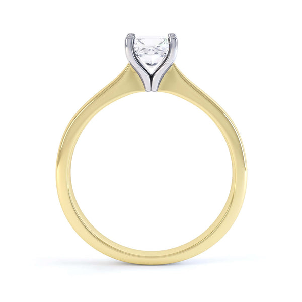 Princess Cut Centre Stone, 4 claw, Diamond Engagement Ring