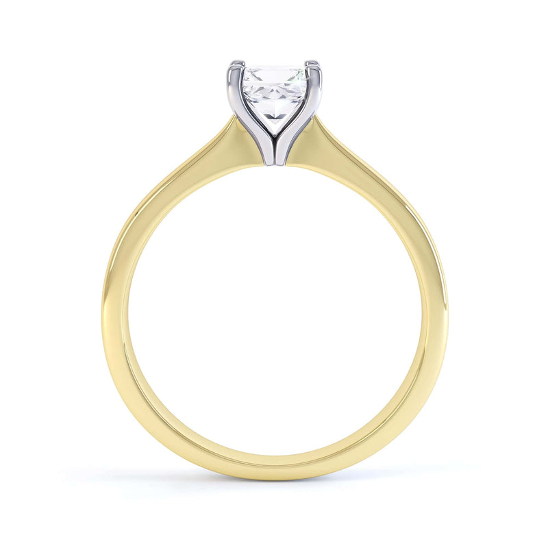 Princess Cut Centre Stone, 4 claw, Diamond Engagement Ring