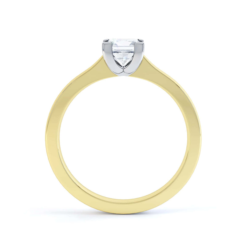 Princess Cut Centre Stone, 4 Claw, Diamond Engagement Ring