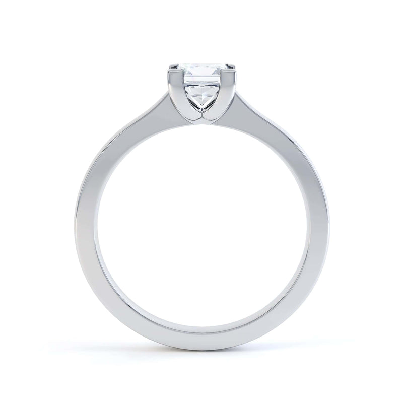 Princess Cut Centre Stone, 4 Claw, Diamond Engagement Ring