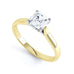 Princess Cut Centre Stone, 4 claw, Diamond Engagement Ring