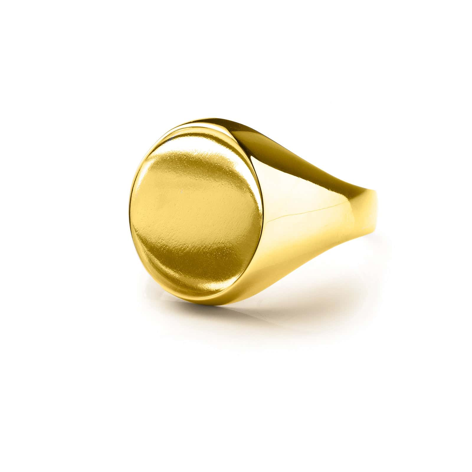 Mens Oval Signet Ring