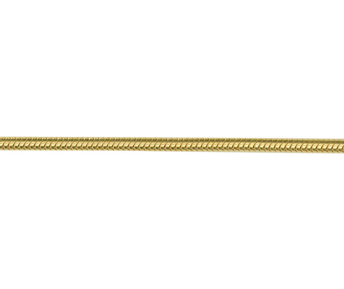 9ct Yellow Gold Snake Chain (2mm)