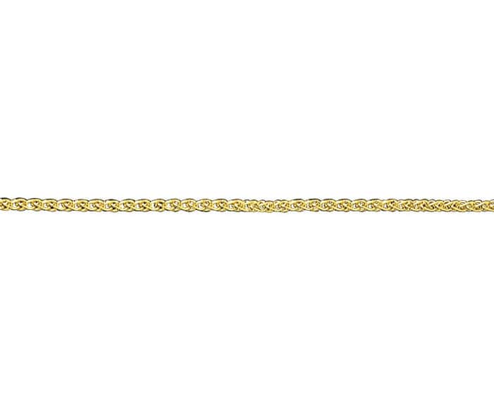 9ct Yellow Gold Spiga Chain (1mm)