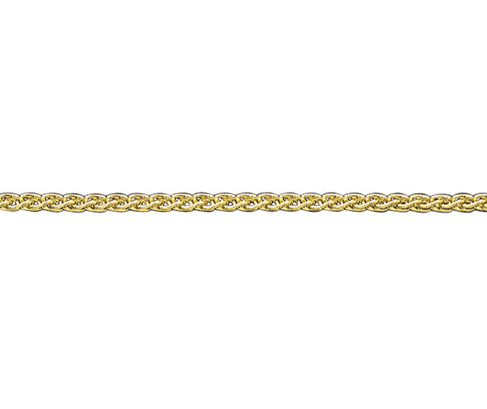 9ct Yellow Gold Spiga Chain (2.5mm)
