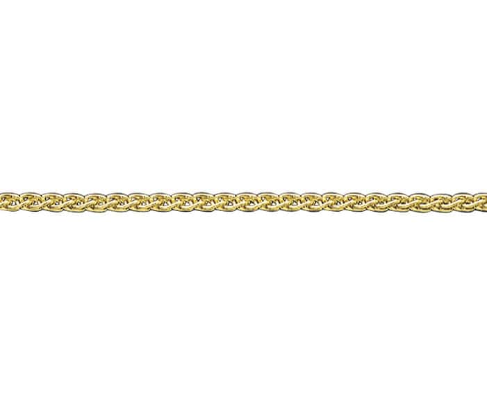 9ct Yellow Gold Spiga Chain (2.5mm)