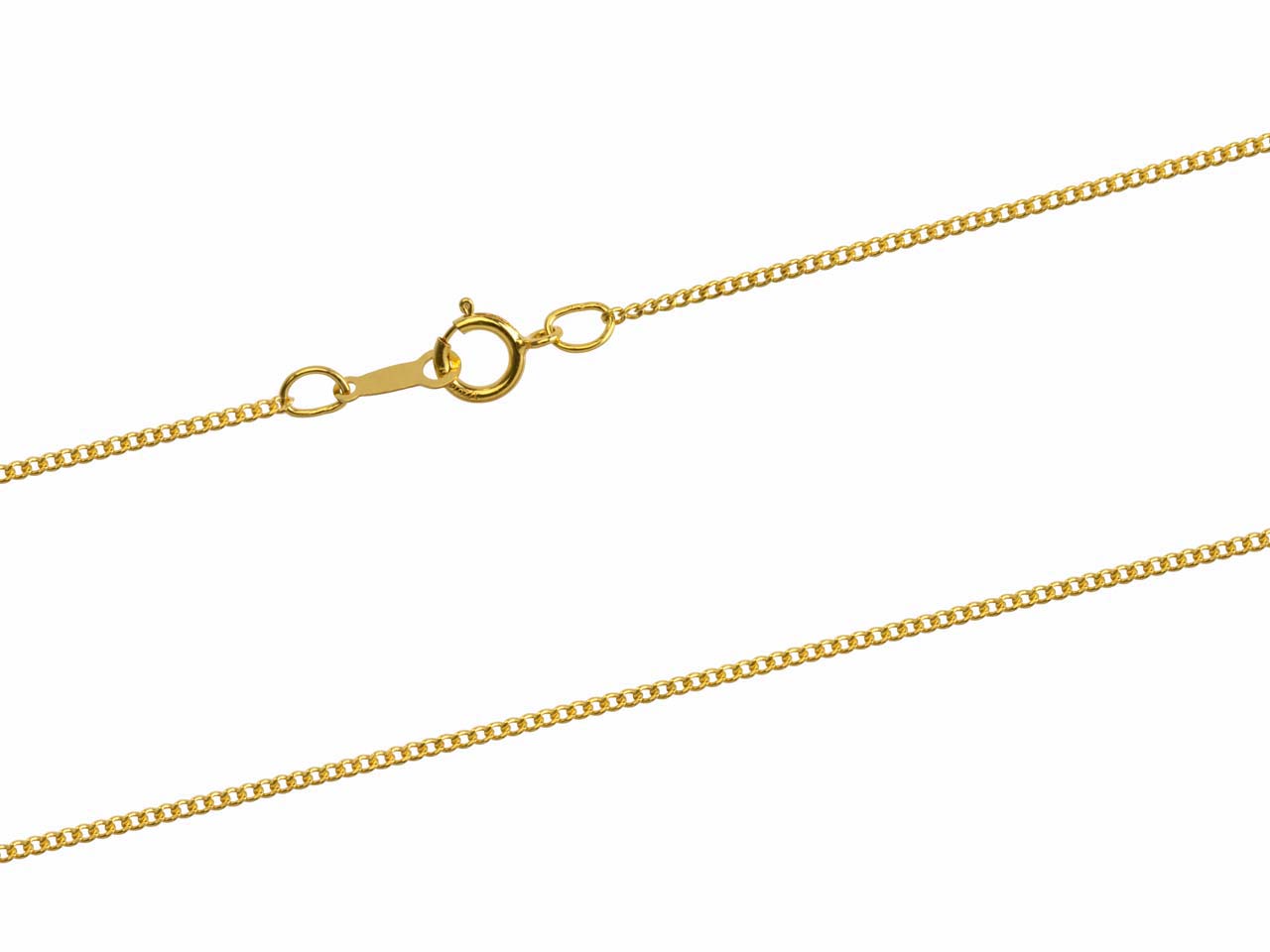14ct Gold Curb Chain (1.2mm)