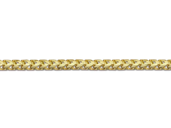 9ct Gold Franco Chain (1.3mm)