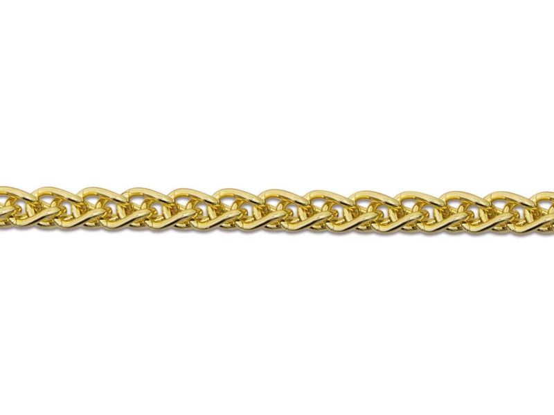 9ct Yellow Gold Spiga Chain (1.5mm)