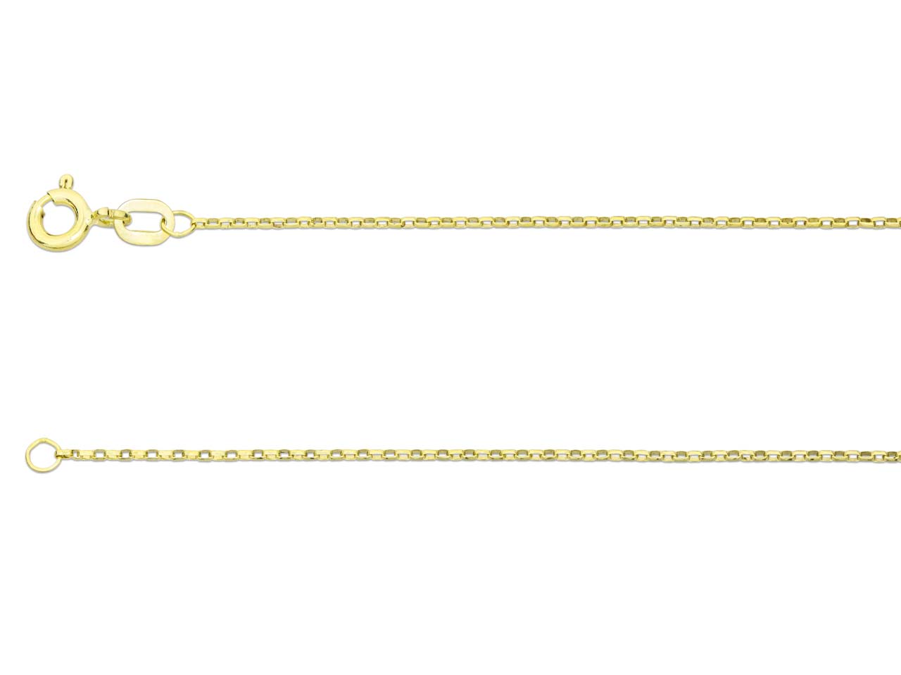 9ct Gold Diamond Cut belcher Chain (1.0mm)