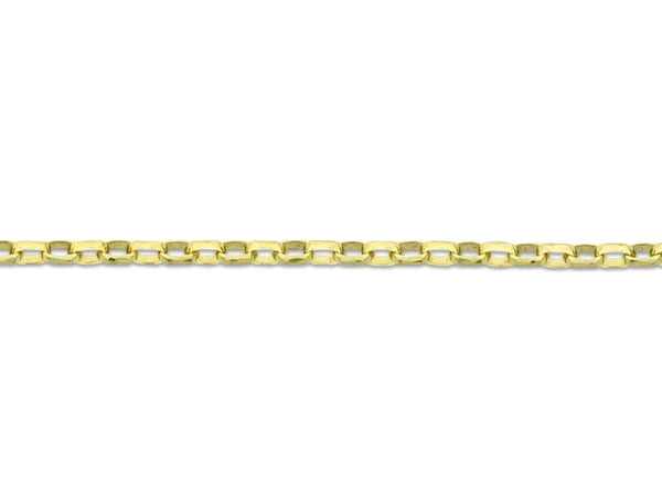 9ct Gold Diamond Cut belcher Chain (1.0mm)