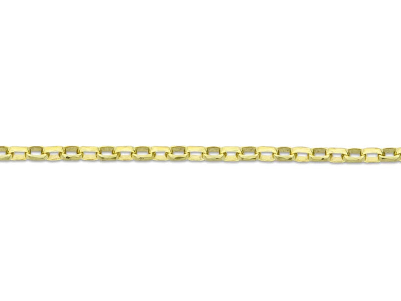 9ct Gold Diamond Cut belcher Chain (1.0mm)