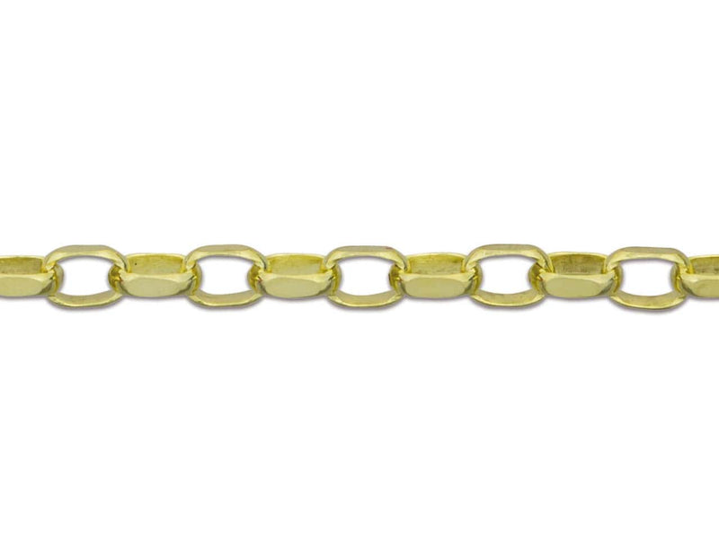 9ct Gold Diamond Cut Belcher Chain (2.2mm)