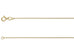 9ct Gold Round Belcher Chain (0.8mm)