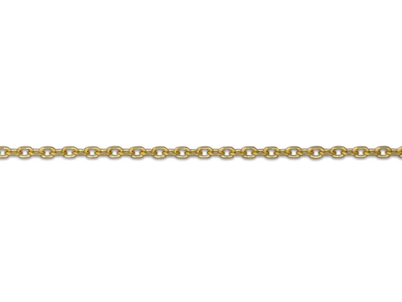 9ct Gold Round Belcher Chain (0.8mm)
