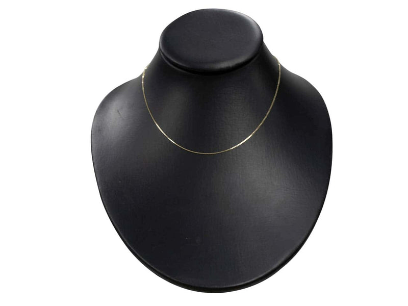 9ct Gold Round Belcher Chain (0.8mm)