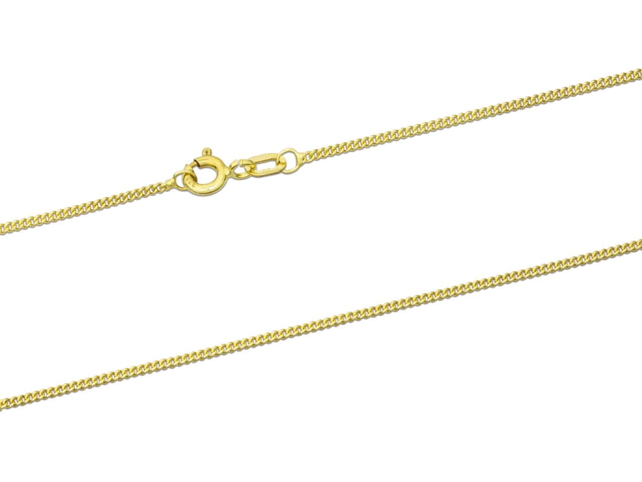 9ct Gold Curb Chain (1.3mm)