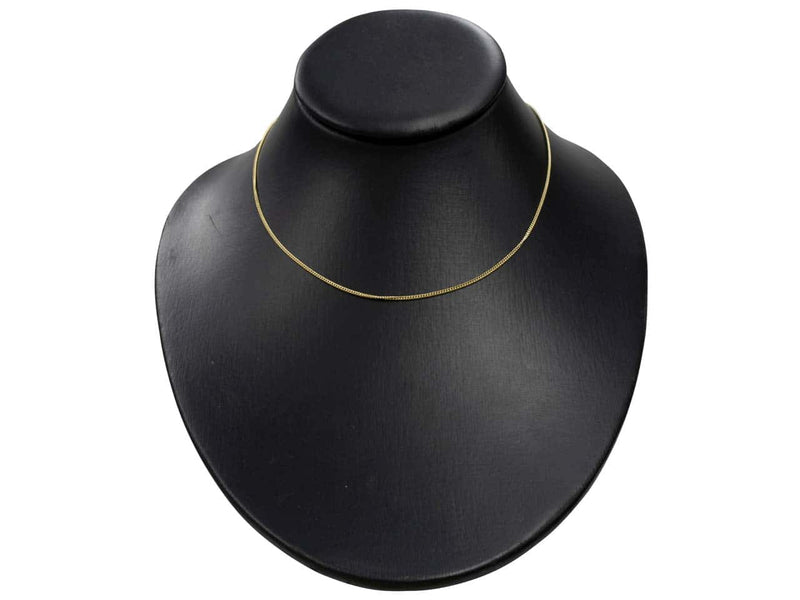 9ct Gold Curb Chain (1.3mm)