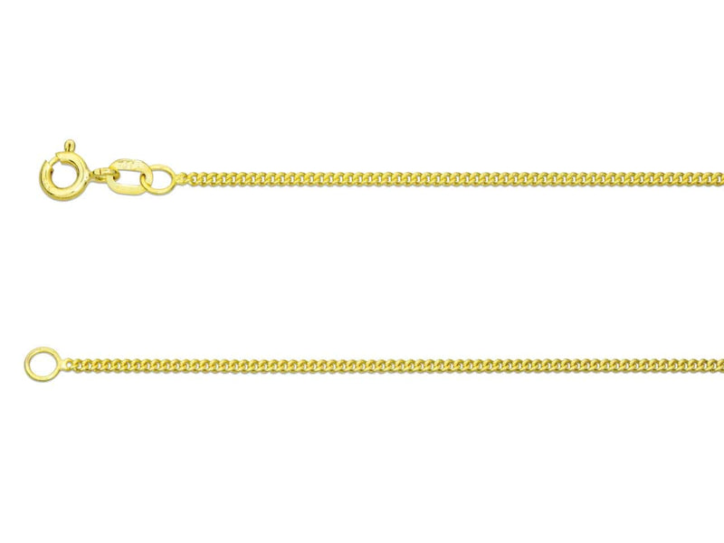 9ct Gold Curb Chain (1.4mm)