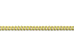 9ct Gold Diamond cut Curb Chain (1.3mm)