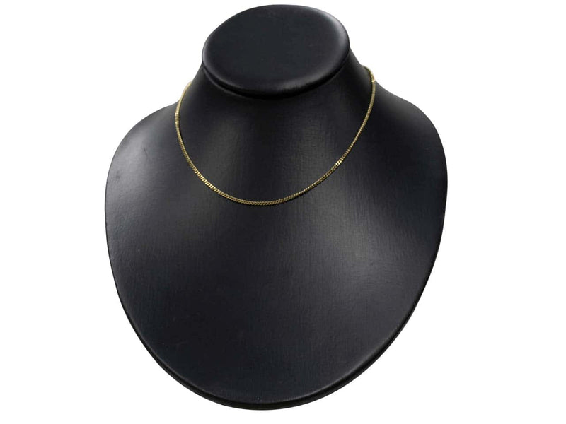 9ct Gold Diamond Cut Curb Chain (1.8mm)