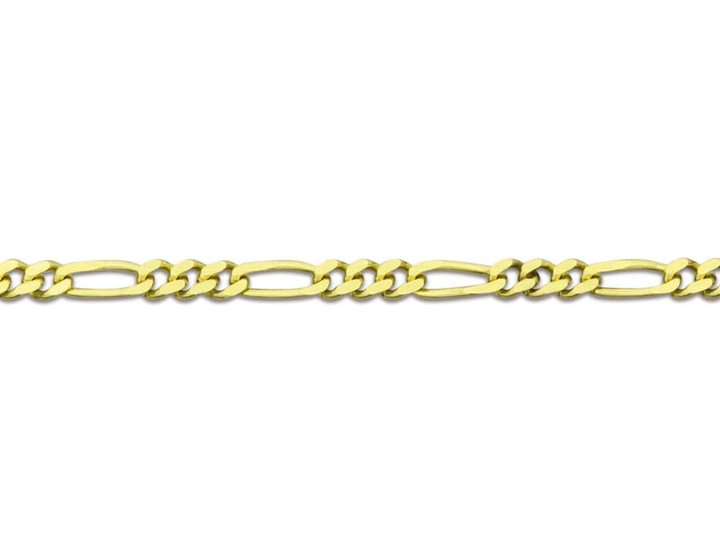 9ct Yellow Gold Figaro Chain (1.2mm)