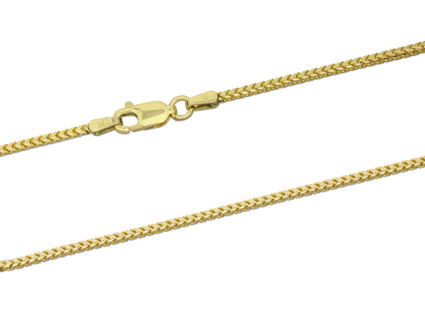 9ct Gold Franco Chain (1.4mm)