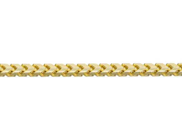 9ct Gold Franco Chain (1.4mm)